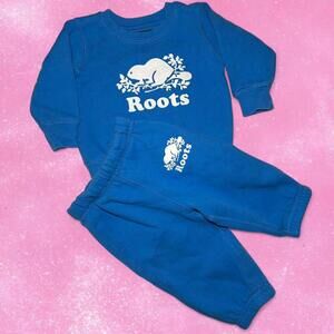 Blue Roots Kids Matching Crewneck And Sweatpants Set